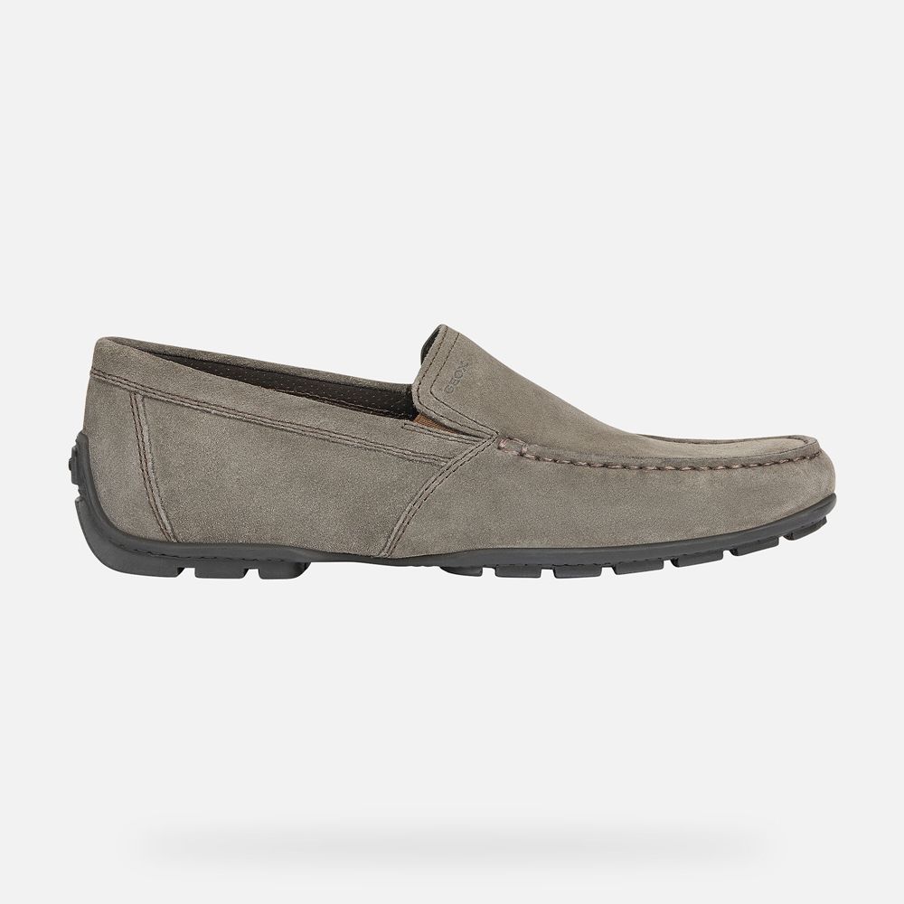 Mocassin Geox Moner - Grise Foncé - Homme 854273-MXI